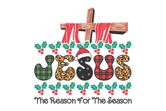 Download Jesus Cross Christmas SVG Sublimation - Cross christmas svg Collection