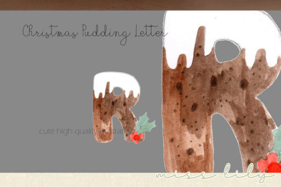 Download Christmas Pudding Letter R - Premium Bundle