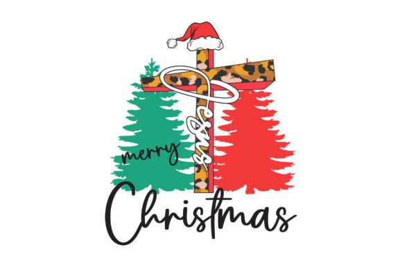 Download Jesus Cross Christmas SVG Sublimation - Cross christmas svg Collection